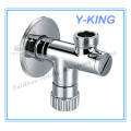 Хромированный латунный угловой клапан для ванной комнаты (YD-5034)